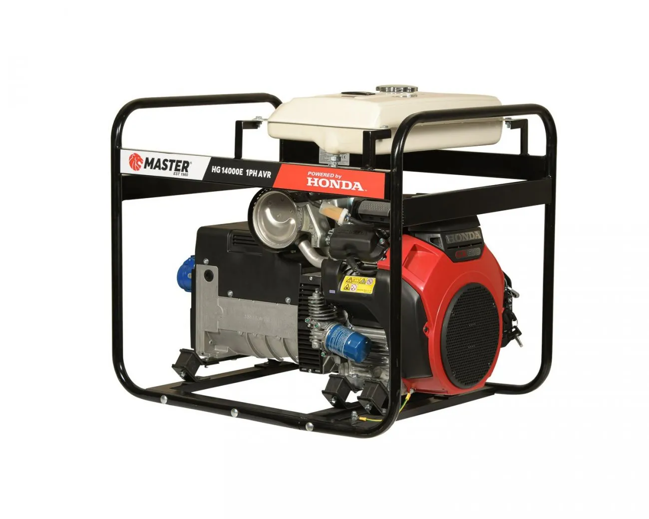 Ηλεκτροπαραγωγό Ζεύγος HONDA  HG 14000E AVR – 10kW Μονοφασικό με κινητήρα HONDA GX630, AVR & Τριπλή Έξοδο  Ιδανικό για εργοτάξια, επιχειρήσεις και μόνιμη εφεδρική χρήση.